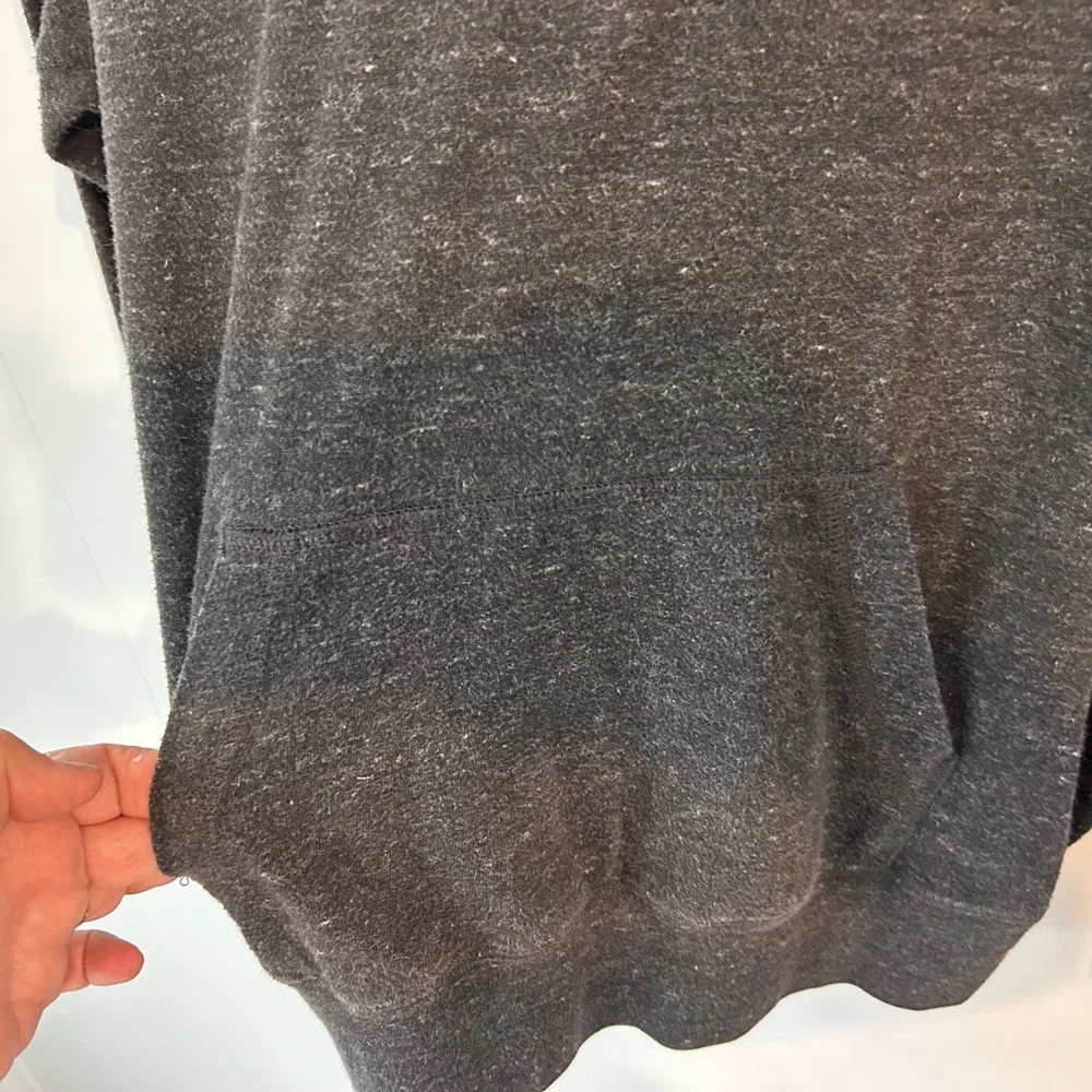Nike‎ Sportswear Gym Vintage Hoodie Charcoal Grey Heather Pullover Womens Medium